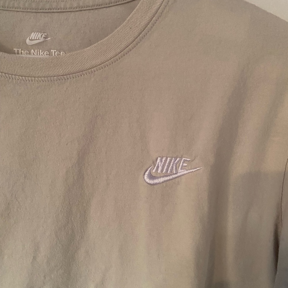 Nike Light Tan Long Sleeve Tee